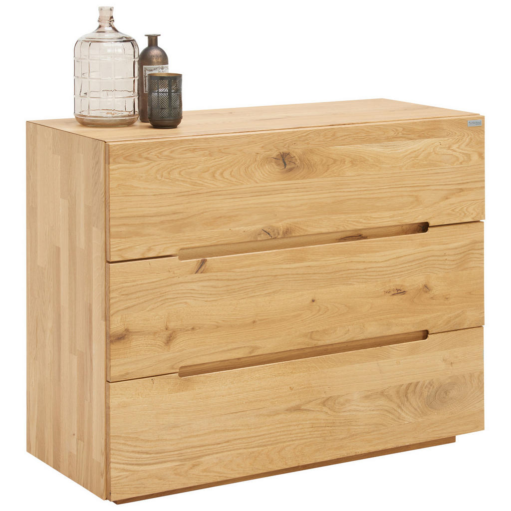 Valnatura KOMODA, divoký dub, barvy dubu, 100/81/42 cm