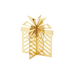 Vánoční ozdoba pozlacená 18 karátovým zlatem, malá - Georg Jensen