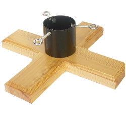 Vánoční stojánek dřevěný 45x45x12cm