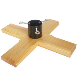 Vánoční stojánek dřevo 52,5x52,5x13,5cm 0.68l 240/9