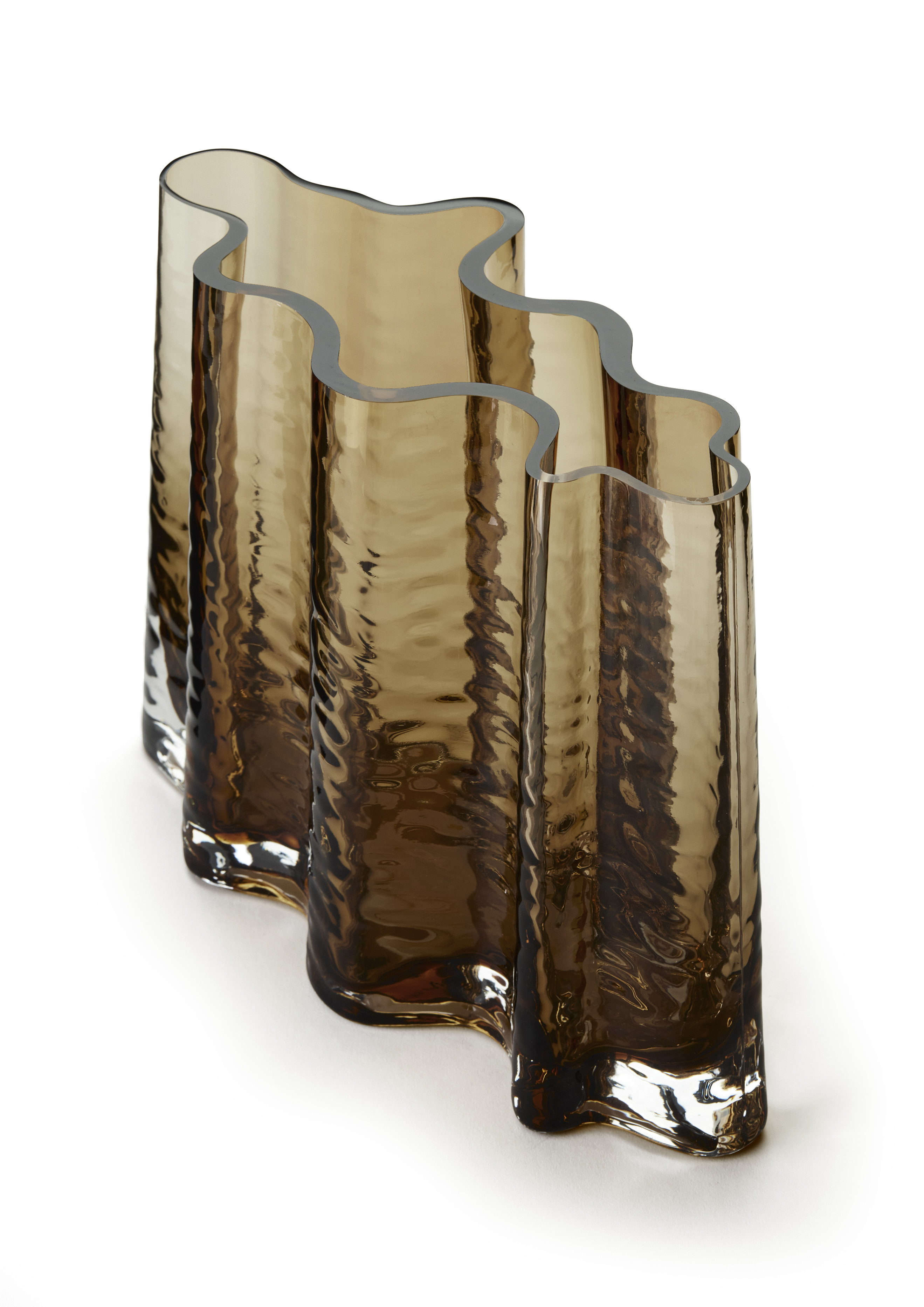 Váza Gry široká, 24cm, koňaková - COOEE