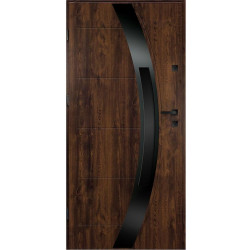 Vchodové dveře Selene 80L ořech