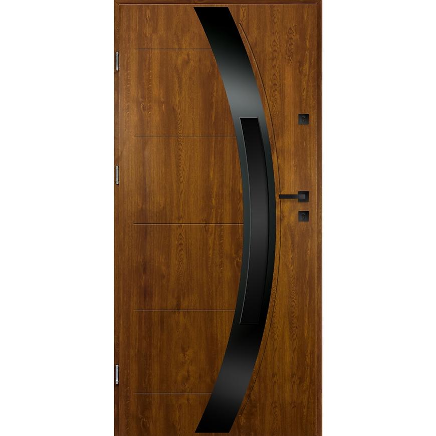 Vchodové dveře Selene 90L zlatý dub