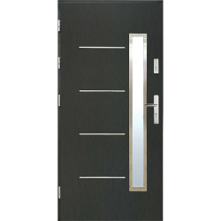 Vchodové dveře WZ 68 90L antracit dovnitř otevření