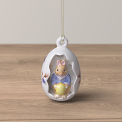 Velikonoční ozdoba Max, modré květy, kolekce Bunny Tales - Villeroy & Boch