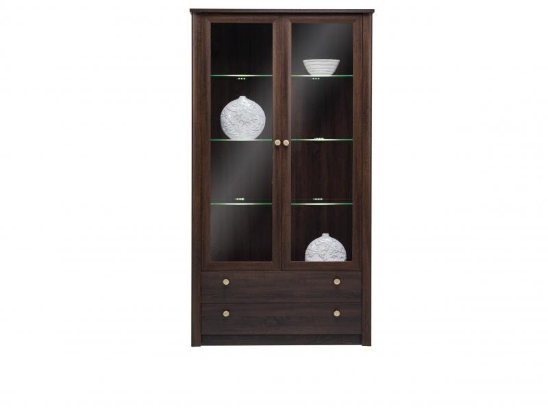 Velká vitrína Finezja F22 Barva korpusu: Dub - sonoma čokoláda