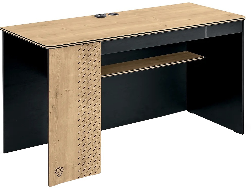 Velký psací stůl sirius - dub černý/dub zlatý