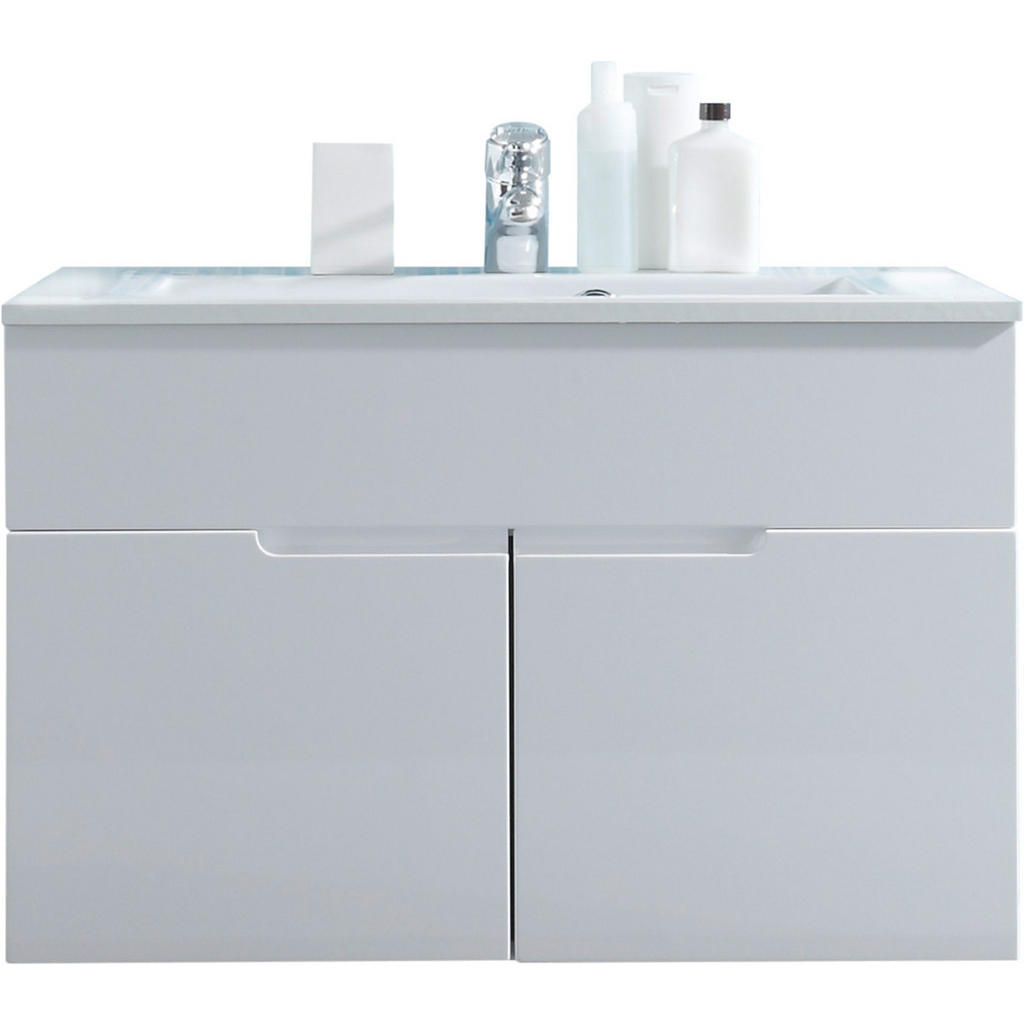 Venda SKŘÍŇKA S UMYVADLEM, vysoce lesklá bílá