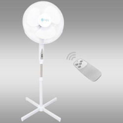 Ventilátor stojanový EKW562 bílý s dálkovým ovládáním 16˝