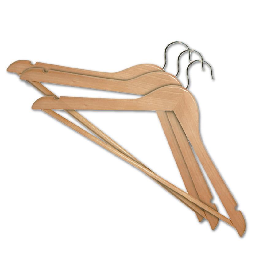 Věšák dřevěný 3 ks York 067510