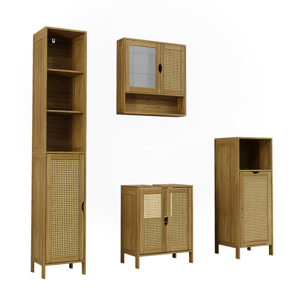 Vicco BADMÖBEL-SET Liora, Bambus, 4dílná