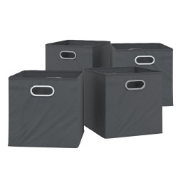 Vicco SKLÁDACÍ BOX Antracit 30 x 30 cm Sada 4 kusů