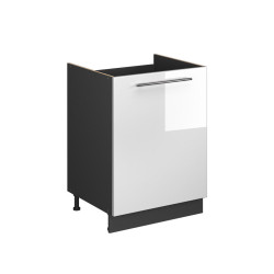 Vicco SKŘÍŇKA POD DŘEZ Fame-Line, Bílá vysoký lesk/Antracit, 60 cm