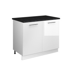 Vicco SKŘÍŇKA POD DŘEZ Fame-Line, Bílá vysoký lesk/Bílá, 100 cm, PD Antracit