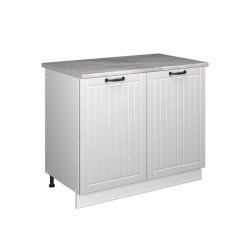 Vicco SKŘÍŇKA POD DŘEZ Fame-Line, Bílý venkovský dům/Bílá, 100 cm, PD Mramor