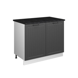 Vicco SKŘÍŇKA POD DŘEZ Fame-Line, Tmavě šedá/Bílá, 100 cm, PD Antracit
