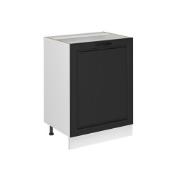 Vicco SPODNÍ SKŘÍŇKA KUCHYŇSKÉ LINKY R-Line, Antracitový venkovský dům/Bílá, 60 cm s 1 dveřmi bez pracovní desky