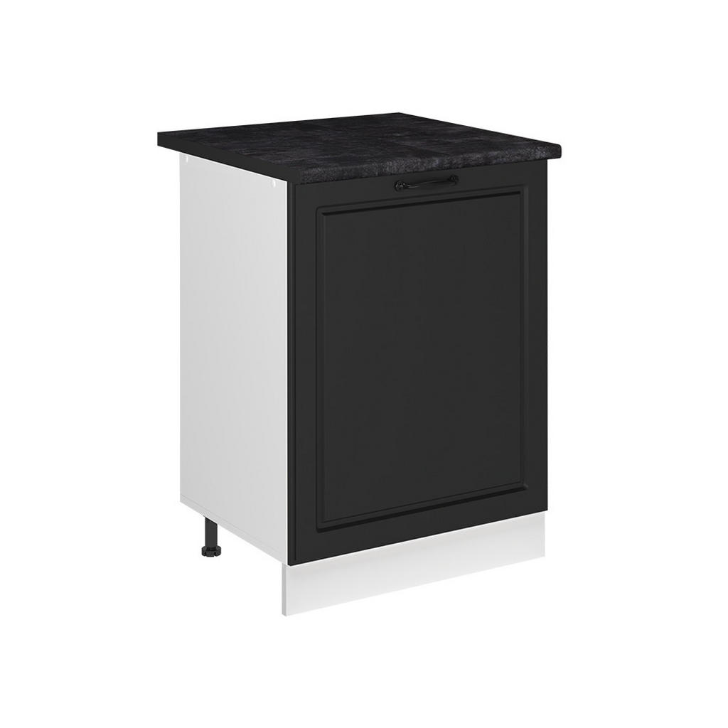 Vicco SPODNÍ SKŘÍŇKA KUCHYŇSKÉ LINKY R-Line, Antracitový venkovský dům/Bílá, 60 cm s 1 dveřmi pracovná doska antracitová