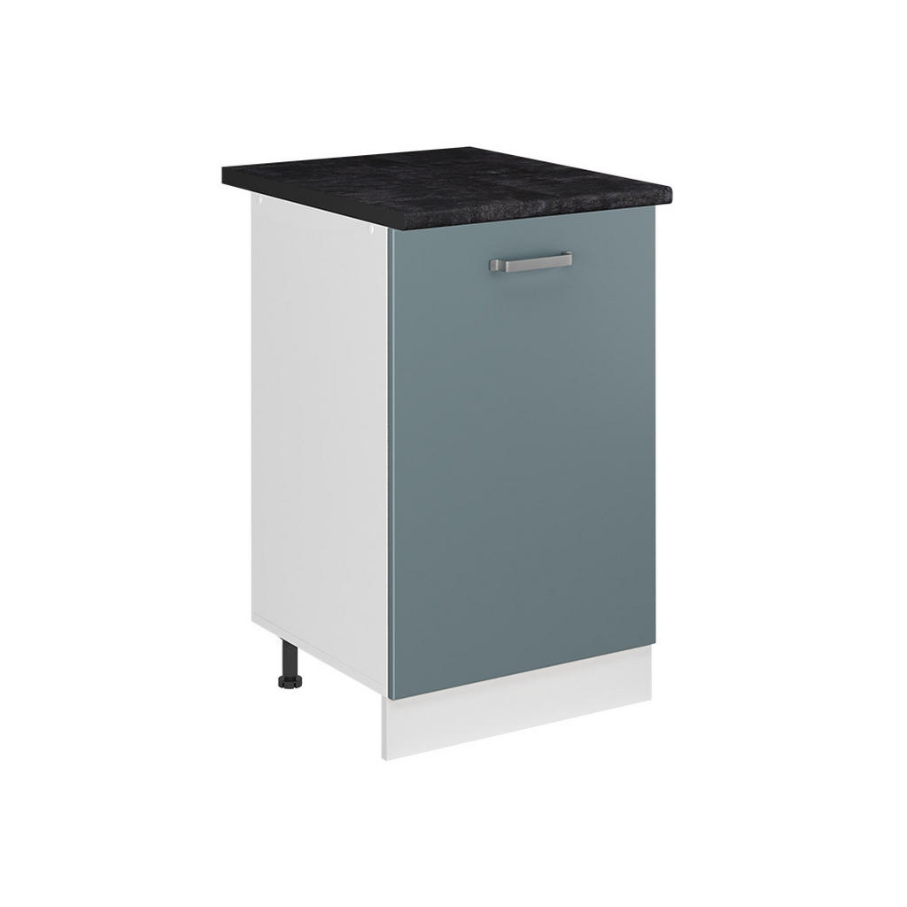 Vicco SPODNÍ SKŘÍŇKA KUCHYŇSKÉ LINKY R-Line, Modrošedá/Bílá, 50 cm pracovná doska antracitová
