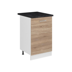 Vicco SPODNÍ SKŘÍŇKA KUCHYŇSKÉ LINKY R-Line, Sonoma/Bílá, 50 cm pracovná doska antracitová