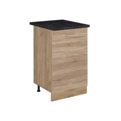 Vicco SPODNÍ SKŘÍŇKA KUCHYŇSKÉ LINKY R-Line, Sonoma/Zlatý mocný dub, 50 cm pracovná doska antracitová