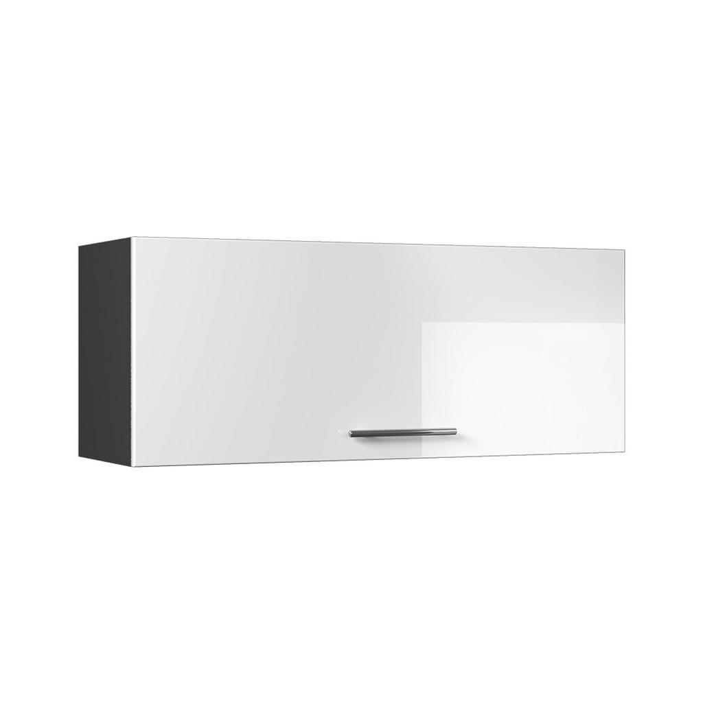 Vicco VĚŠÁK NA STĚNU Fame-Line, Bílá vysoký lesk/Antracit, 100 cm