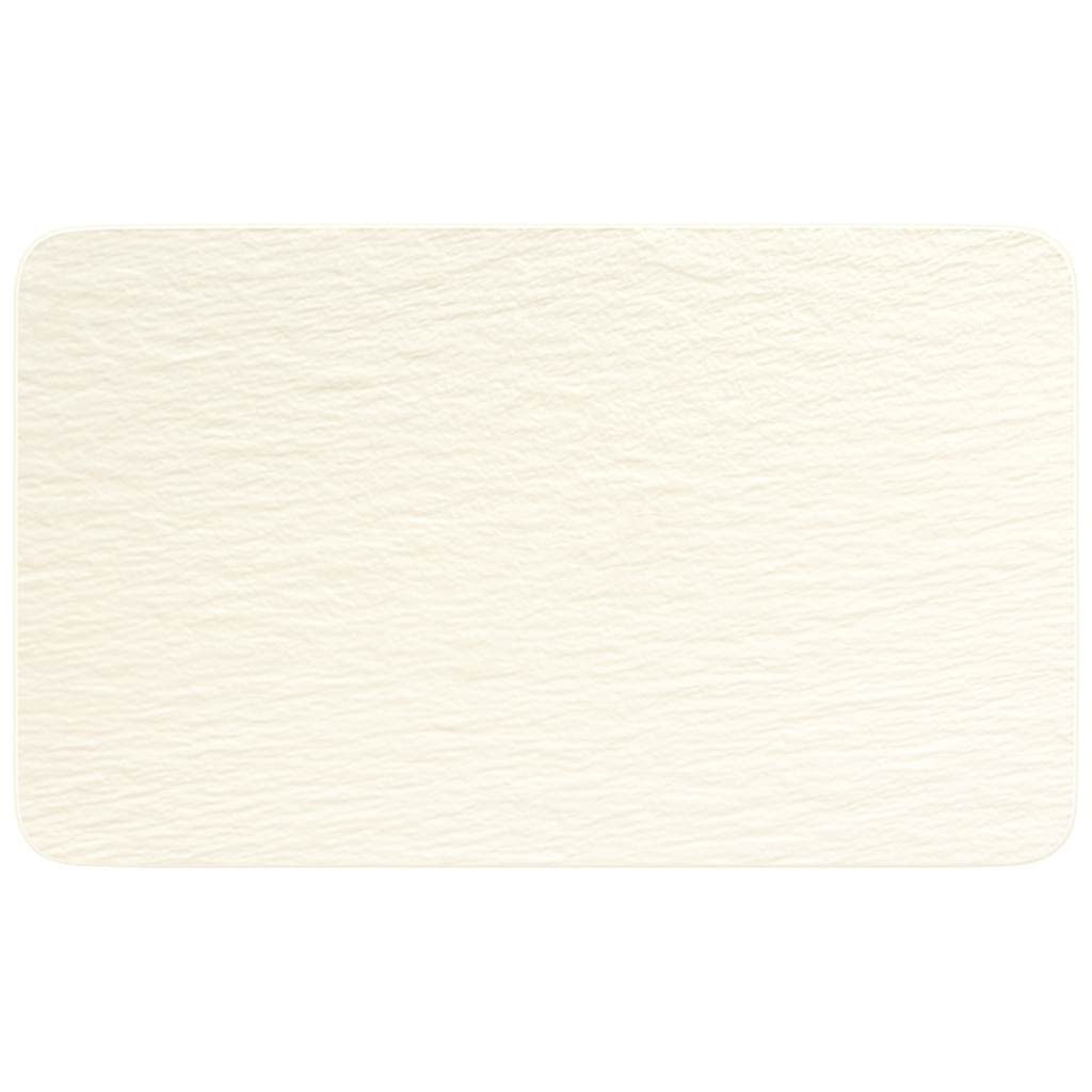 Víceúčelový talíř, hranatý, kolekce Manufacture Rock blanc - Villeroy & Boch