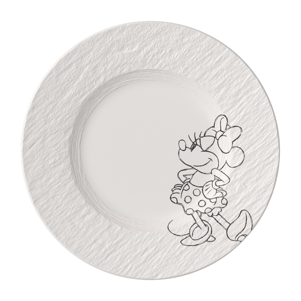 Villeroy & Boch Snídaňový talíř Manufacture Rock blanc - Mickey Mouse