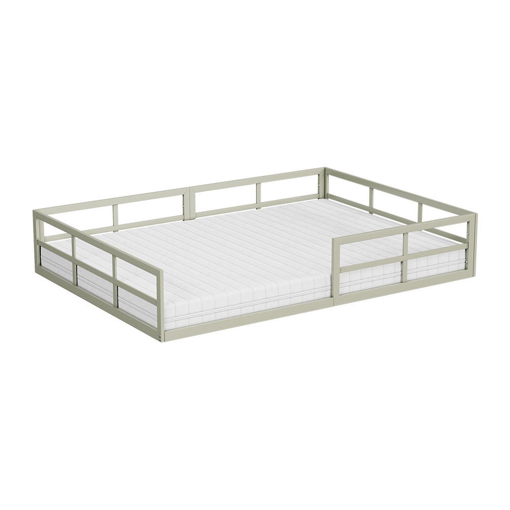 VitaliSpa DĚTSKÁ POSTEL Minno Greige 140x200 s matrací