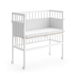 VitaliSpa NOČNÍ POSTÝLKA Sophie Bílá 94 x 42.5 cm 1 boční zábradlí
