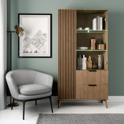 Vitrína Entsian Barva korpusu: Dub - Artisan