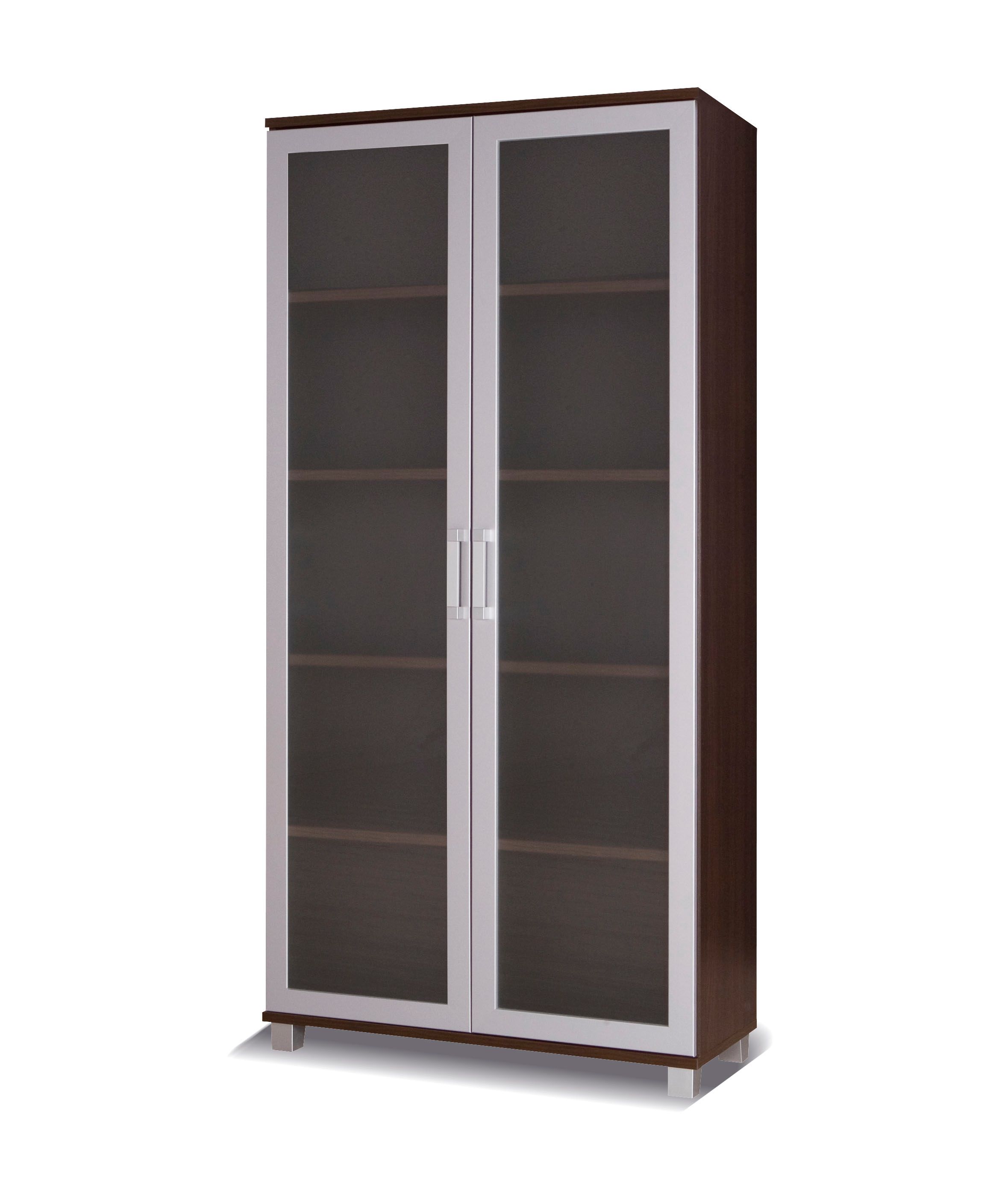 Vitrína Maximus M22 Barva korpusu: kaštan wenge, Rozměry: 100 cm