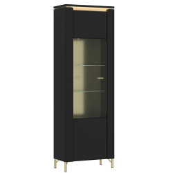 Vitrína Norica LAZV01 U1141D černá