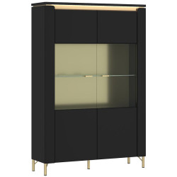 Vitrína Norica LAZV02 U114 2D černá