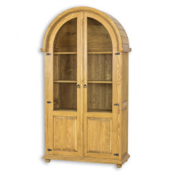 Vitrína rustikální selská vit 03 - k09 přírodní borovice