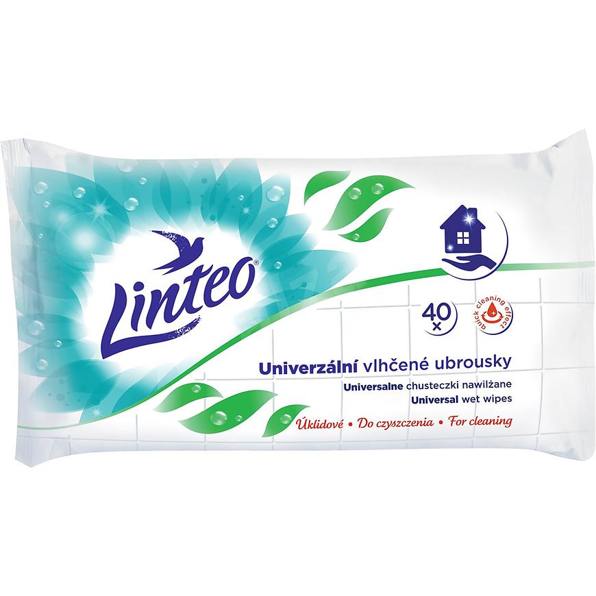 Vlhčené ubrousky Linteo, univerzální, 40ks
