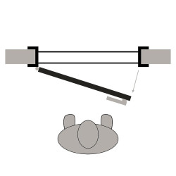 Vnitřní vchodové dveře RT03 70L kovové, pozinkované