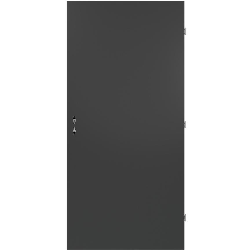 Vnitřní vchodové dveře RT03 70P kovové, antracit