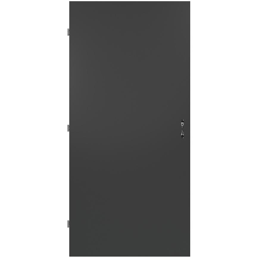 Vnitřní vchodové dveře RT03 80L kovové, antracit