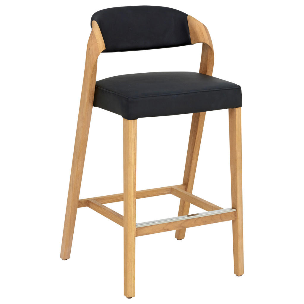 Voglauer PULTOVÁ ŽIDLE, černá, divoký dub