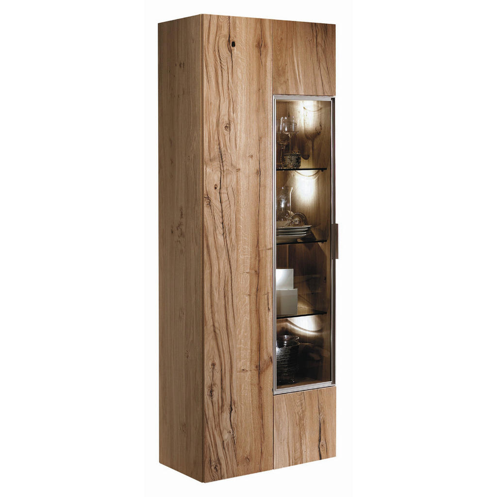 Voglauer VITRÍNA, staré dřevo, dub, barvy dubu, 64/194/42,3 cm