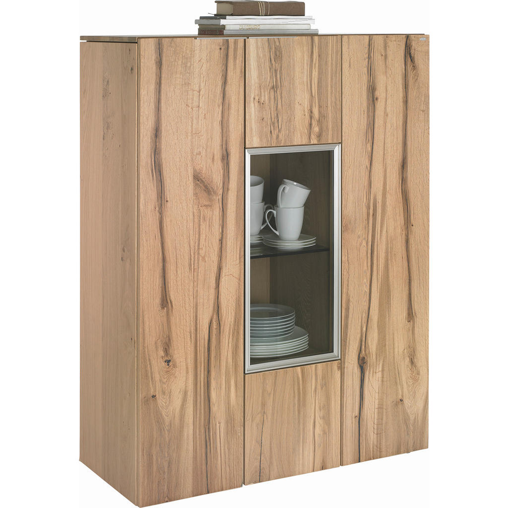 Voglauer VYSOKÁ KOMODA, staré dřevo, dub, barvy dubu, 96/130/42,3 cm