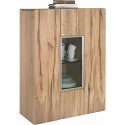 Voglauer VYSOKÁ KOMODA, staré dřevo, dub, barvy dubu, 96/130/42,3 cm