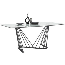 Voleo JÍDELNÍ STŮL, čiré, 180/100/76 cm