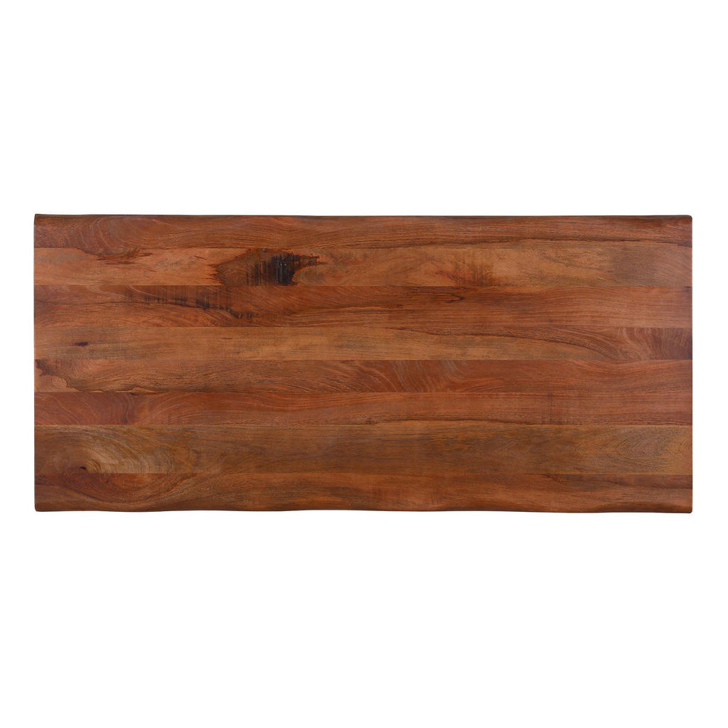 Voleo JÍDELNÍ STŮL, mangové dřevo, přírodní barvy, černá, 200/100/78 cm