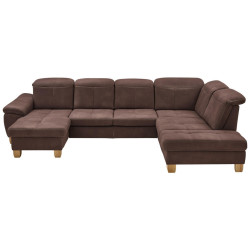 Voleo SEDACÍ SOUPRAVA, textil, šedavě hnědá