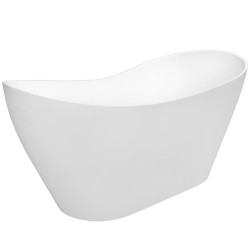 Volně stojící vana Viya 170/72 + sifon s výpustí click-clack, chrom