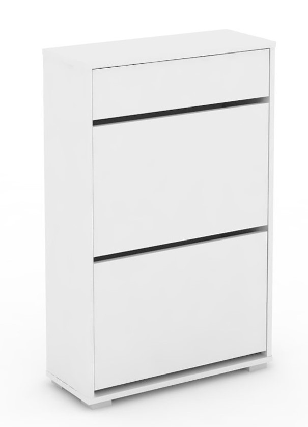 Výklopný botník rea 2r up - bílá