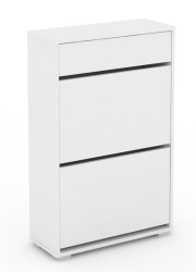 Výklopný botník rea 2r up - bílá