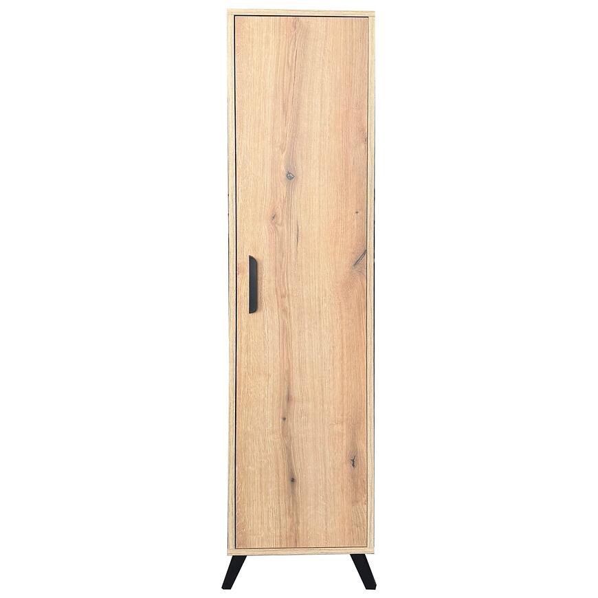 Vysoká koupelnová skříňka Nova evoke oak